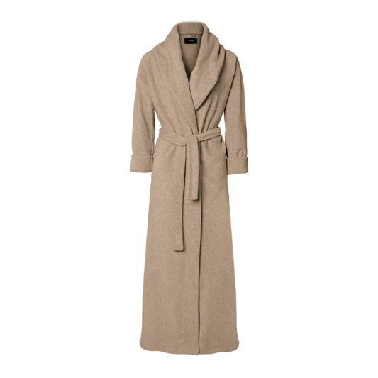 Beige - MOUNT EVEREST fleece bathrobe