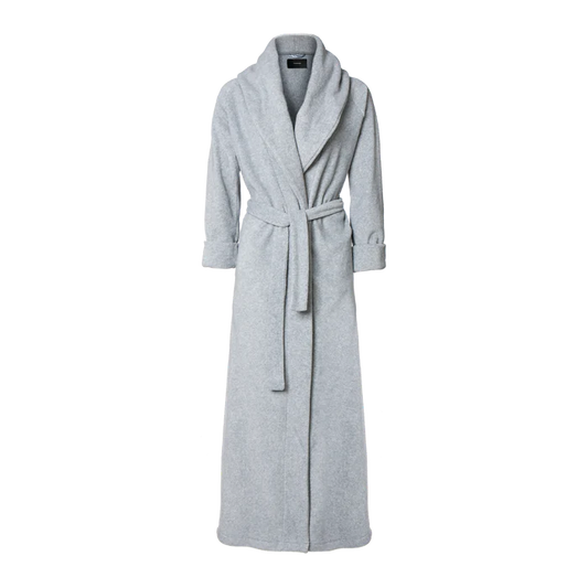 Light grey - MOUNT EVEREST fleece bathrobe