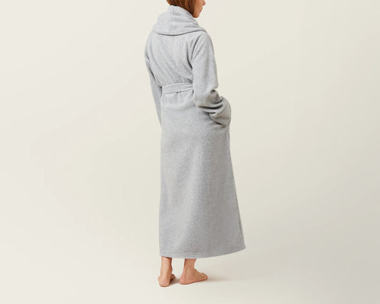 Light grey - MOUNT EVEREST fleece bathrobe